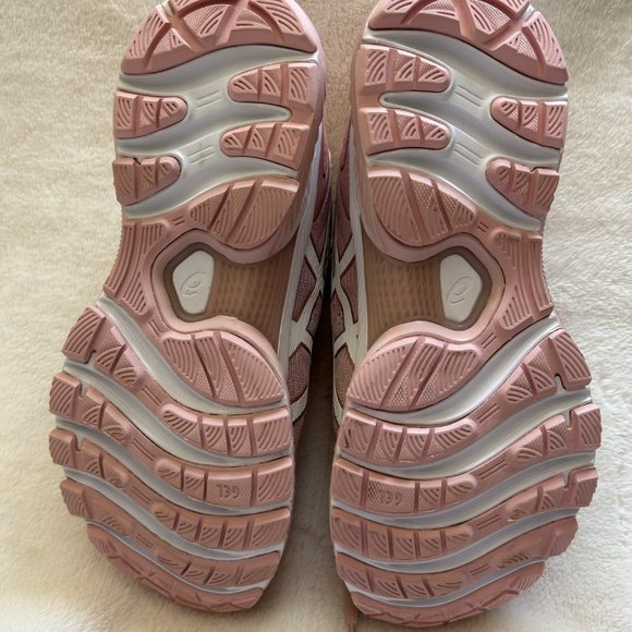 EUC, ASICS GEL-NIMBUS 22, Ginger Peach (Light Pink)/White, Women's Size 6.5 - Picture 6 of 7